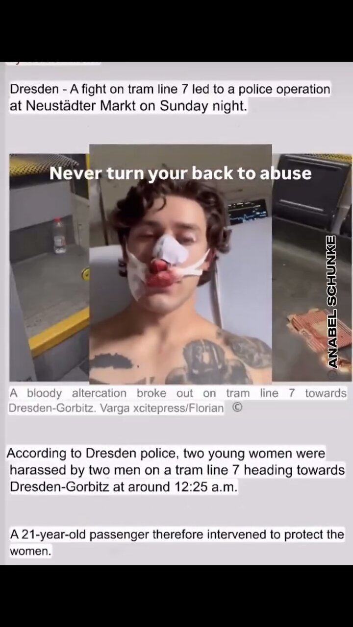 U.S. CITIZEN VIOLENTLY INJURED🤼‍♂️🙎‍♀️🚉🚶‍♂️📸DURING KNIFE ATTACK IN GERMANY🥷🇩🇪🙍‍♀️🧟‍♂️🔪🚊🚶‍♂️💫