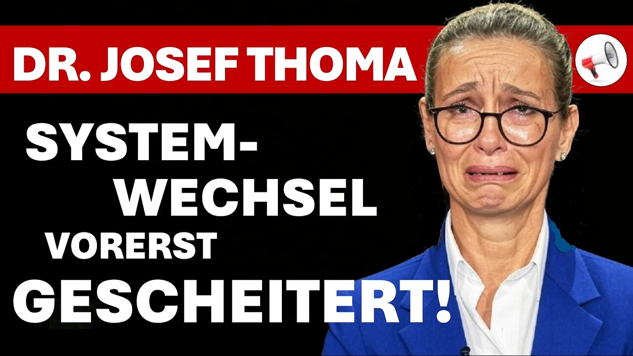 Systemwechsel aufgeflogen - Systemwechsel aufgeschoben | Satire mit Dr. Josef Thoma