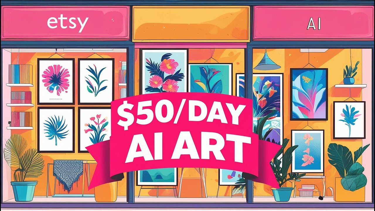 Step-by-Step: Make $50/day Selling AI Art on Etsy