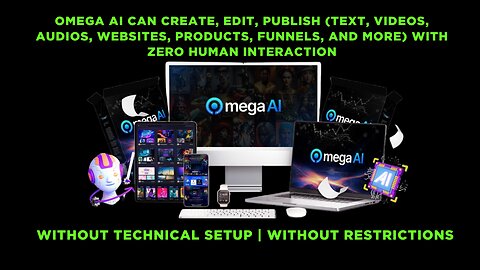 ZERO Human Input: Omega AI Does It ALL — Content, Sites, Funnels & More!