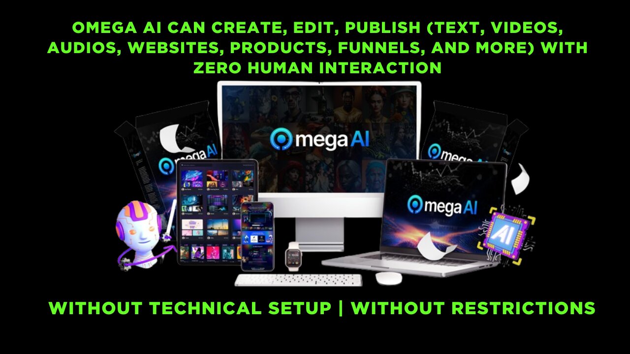 ZERO Human Input: Omega AI Does It ALL — Content, Sites, Funnels & More!