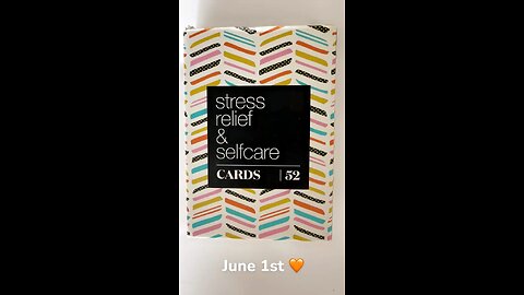 6/1/25 card: be present