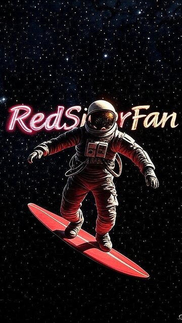 Short clip of "Out of this World Surfing" RedSixerFan's hit single.