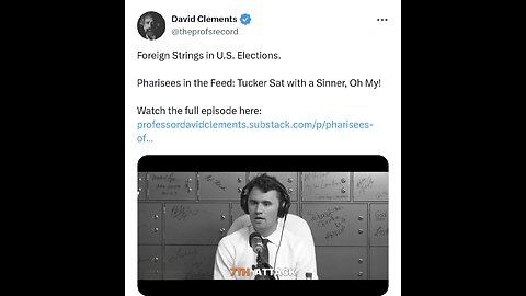 David K. Clements Wow Nicely told! | Tucker sat at the Table with a Sinner