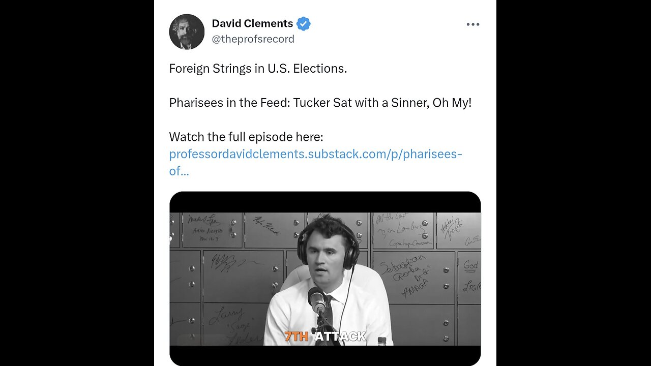 David K. Clements Wow Nicely told! | Tucker sat at the Table with a Sinner