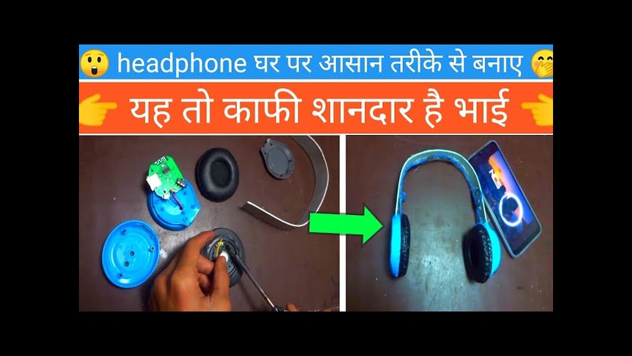 how to make headphone