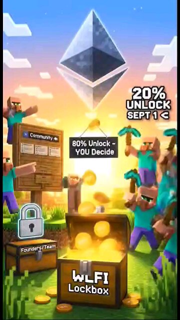 🔥 WLFI goes LIVE! ✅ Aug 25: Lockbox opens ✅ Sep 1: Trading begins + 20% unlock for early buyers