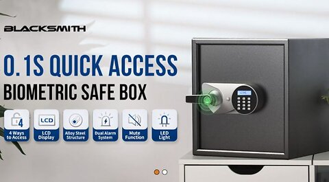 Blacksmith Biometric Home Safe