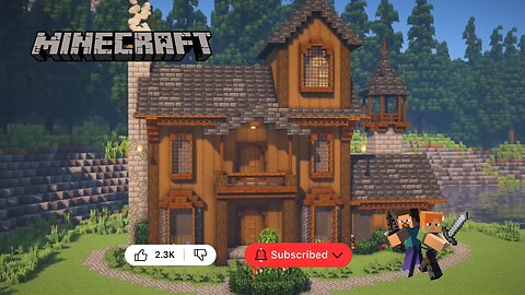 Minecraft: How To Build A Dark Oak House | Tutorial