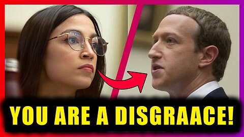 Ocasio-Cortez BRUTALLY KILLS Facebook CEO for lying live on TV.