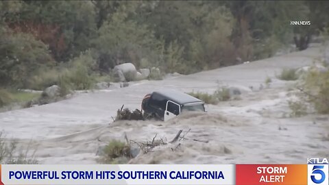 Powerful Christmas Eve storm hits Southern California