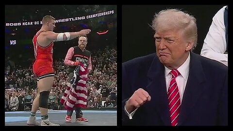 Trump Celebrates NCAA Wrestler's HISTORIC Upset