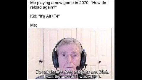 POV: Grandpa Gaming in the Year 2070 😆🤘🤷‍♂️