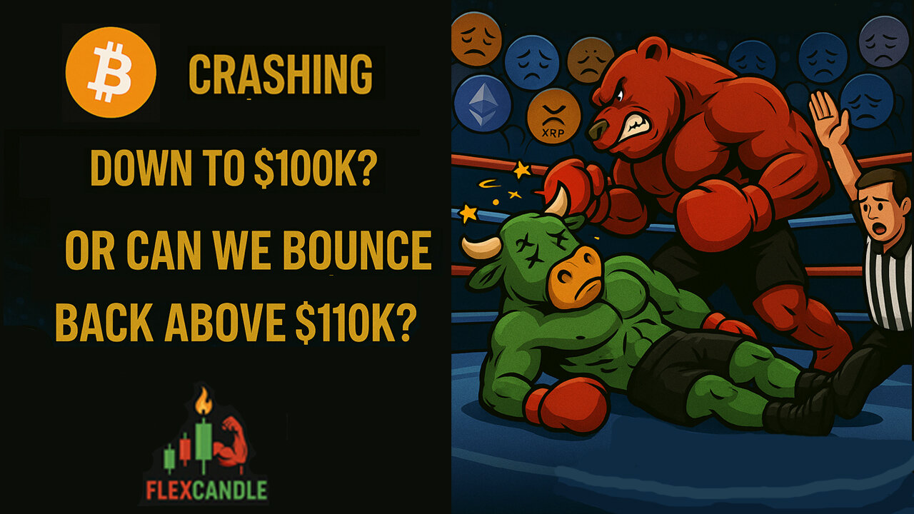 Bitcoin Breaking Down To $100K? | Bears Smash Through Bulls Support | EP. 133