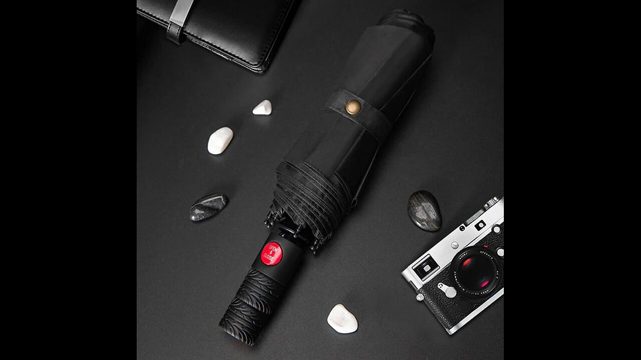 Automatic Sun & Rain Umbrella, with Anti UV Coating, Large Canopy & Anti-slip Handle, for Travel