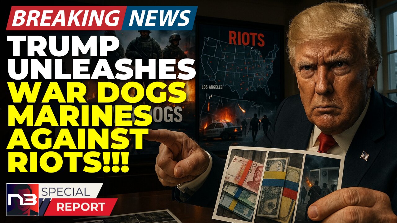 🚨BREAKING: Riots Spreading To 1,500 Cities - Trump’s Military Response Activated Nationwide