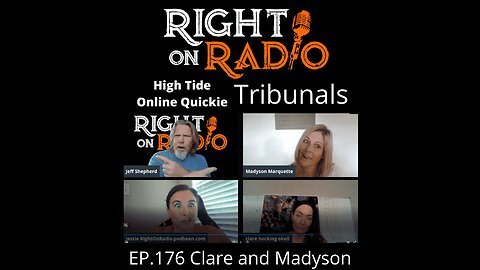 Right On Radio Episode #176 - Clare and Madyson are Back. Connect a Surfer, a Trafficker and a Tribunal. Too Funny Intel. (June 2021)