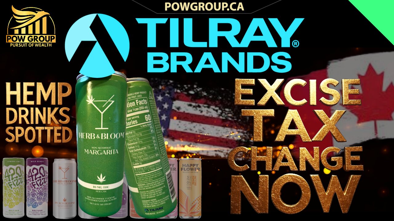 Tilray Brands: Excise Tax Industry Inflection Point & Hemp Drink Review