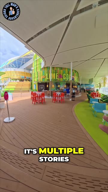 Lime & Coconut Bar at Star of the Seas Deck 15!