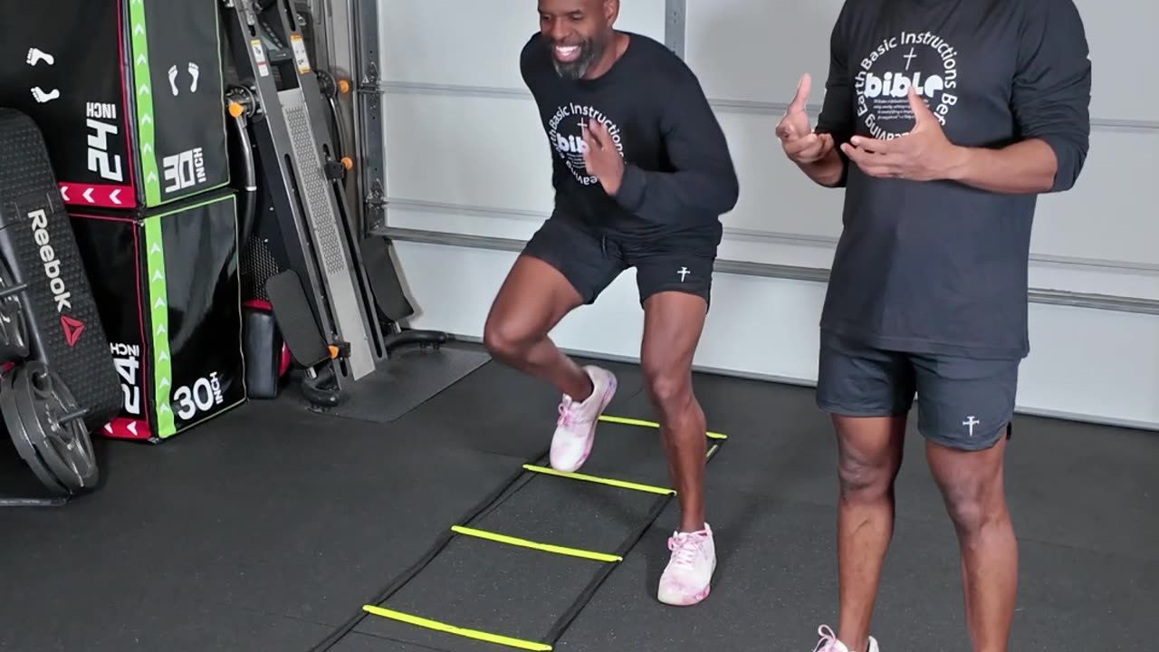 1-2-1 AGILITY LADDER DRILL