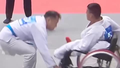 Wheelchair karate
