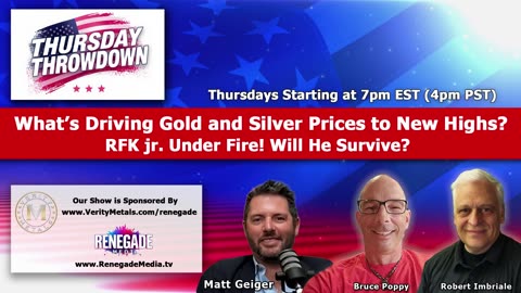 New Gold Rush Coming? Will RFK jr. Prevail? Join Our Roundtable! Follow This Channel!