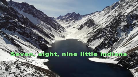 Ten Little Indians - Traditional English Nursery Rhyme (Karaoke Video)