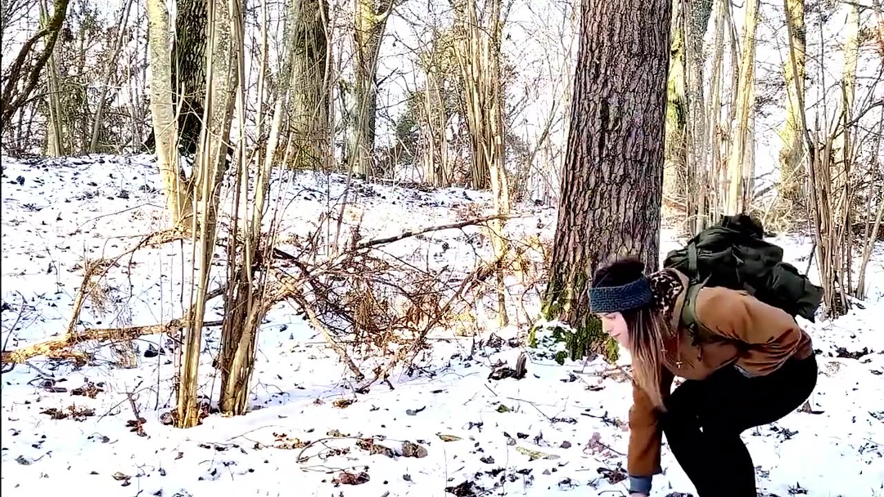 Nature, Fire, and a Leaf Bed!