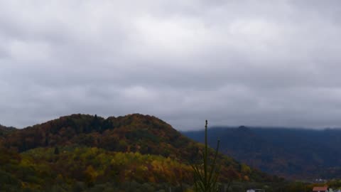 Timelapse Bucegi 24min in 24sec 19.10.2025