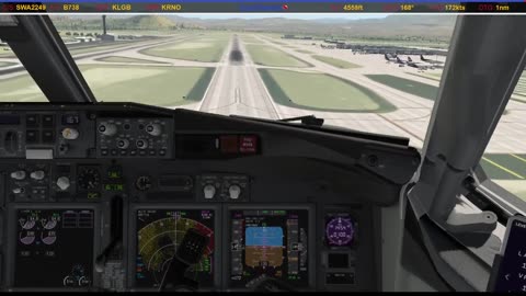 Landing in Reno (KRNO)