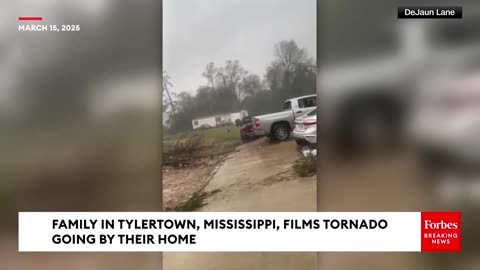 SHOCKING VIDEO: Mississippi Family Films Tornado Tearing Past Their Home