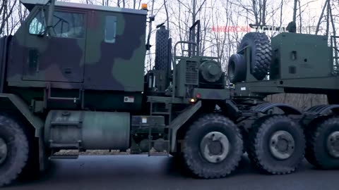 U.S. Deploys 100 New Giant Transporters to Haul M1 Abrams Tanks Across Europe