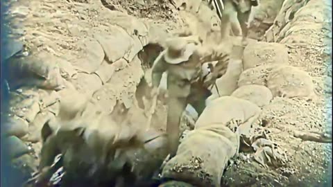 74 - Trenches of Fire - WW1 Inspired Trench Music - Colourized Footage