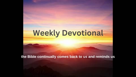 Devotional: May 29, 2025