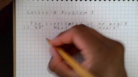 Saxon Algebra 2 Lesson A #5