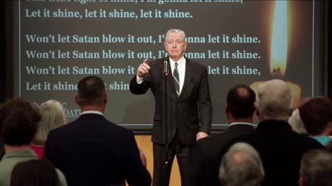 US Attorney General John Ashcroft Leads OCPAC In "This Little Light Of Mine"
