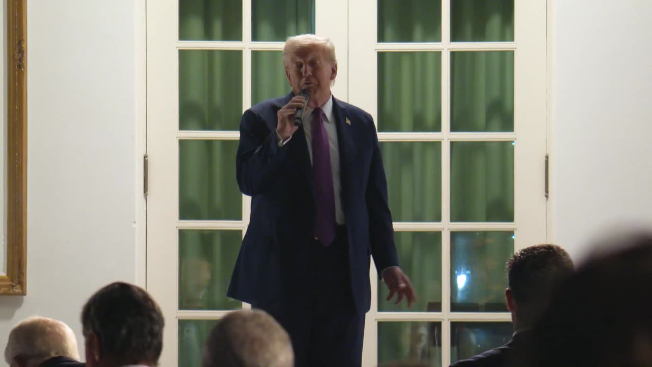 President Trump Hosts a Dinner, Sep. 5, 2025 version B