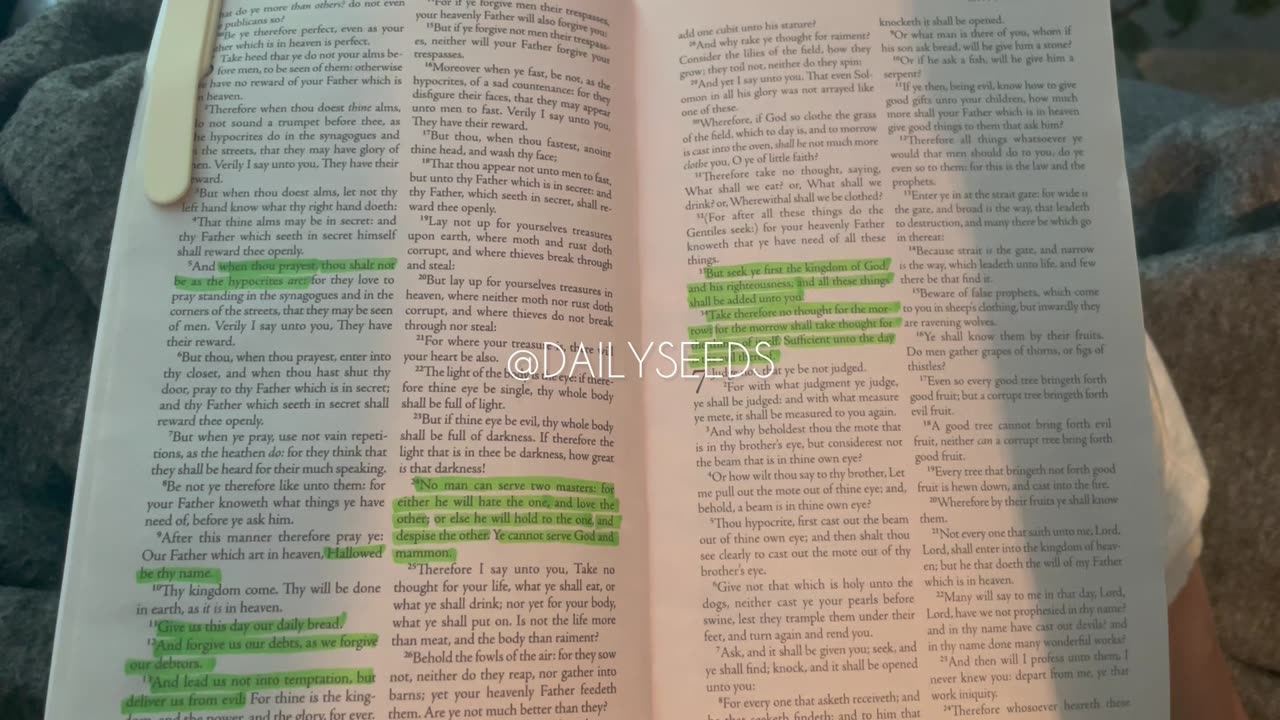 Matthew 6:24 | The Gospel According to Matthew