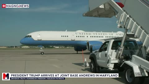 🇺🇸 President Trump Touches Down at Joint Base Andrews Ahead of White House Arrival [LIVE]