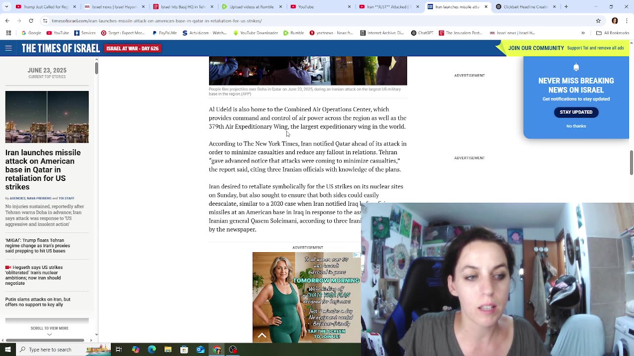 Iran Goes BALLISTIC — Holocaust Survivor Killed, U.S. Base Targeted!