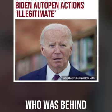Who Was Behind Biden’s Illegitimate Autopen Signatures?