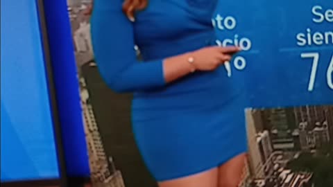 Weather girl is a whole buffet
