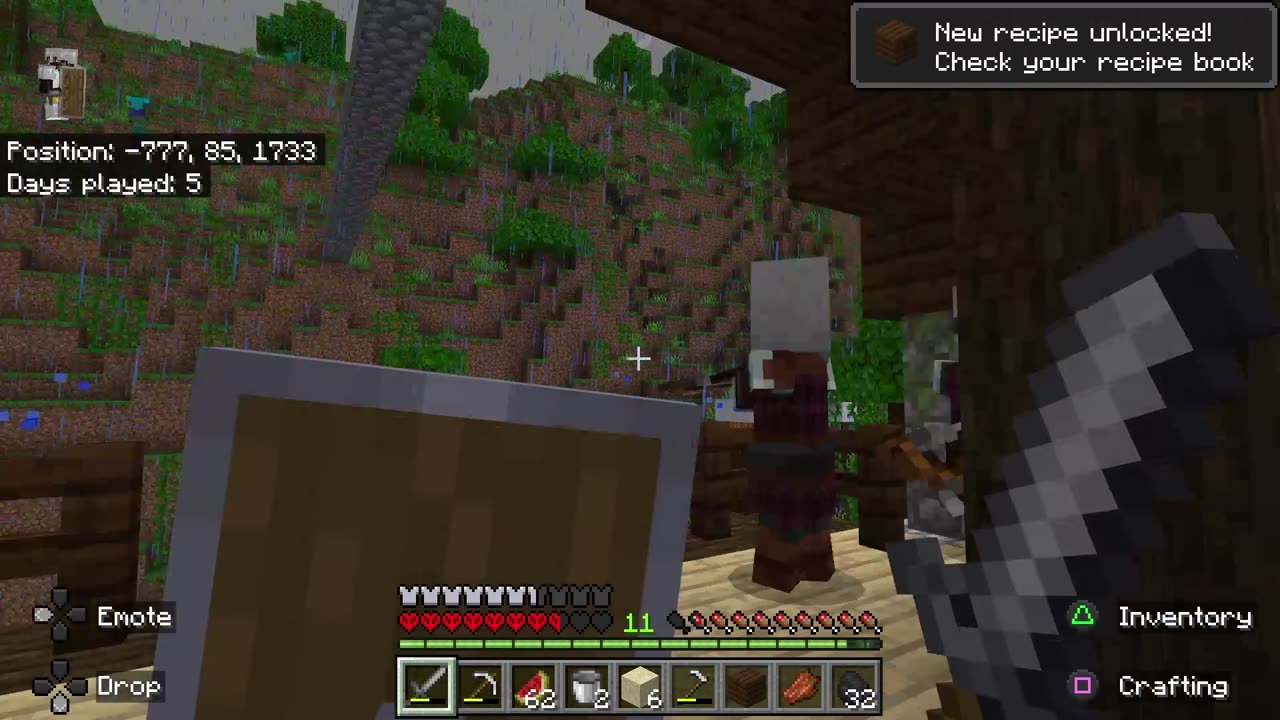 Day 2 of HARDCORE SURVIVAL SEASON 6! [#minecraft, #hardcoresurvival, #day2]