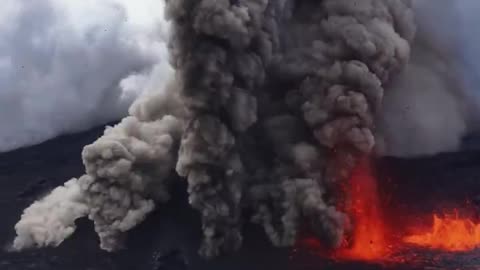 Iceland’s latest eruption, magma hit groundwater, a powerful phreatomagmatic explosion of ash
