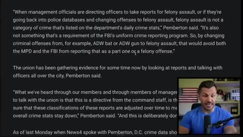 Robert Gouveia Esq.-D.C. Police Commander SUSPENDED for FALSE Crime Stats!