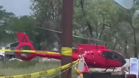 WATCH: Helicopter crash lands outside waterfront restaurant in Clay Township, Michigan