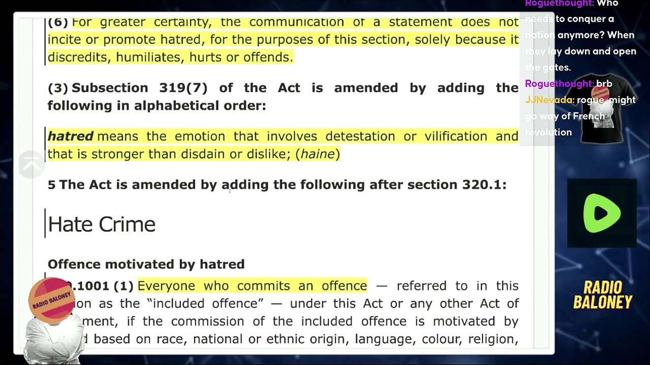 New DYSTOPIAN CENSORSHIP Bill From The Carney Liberals, Bill C9