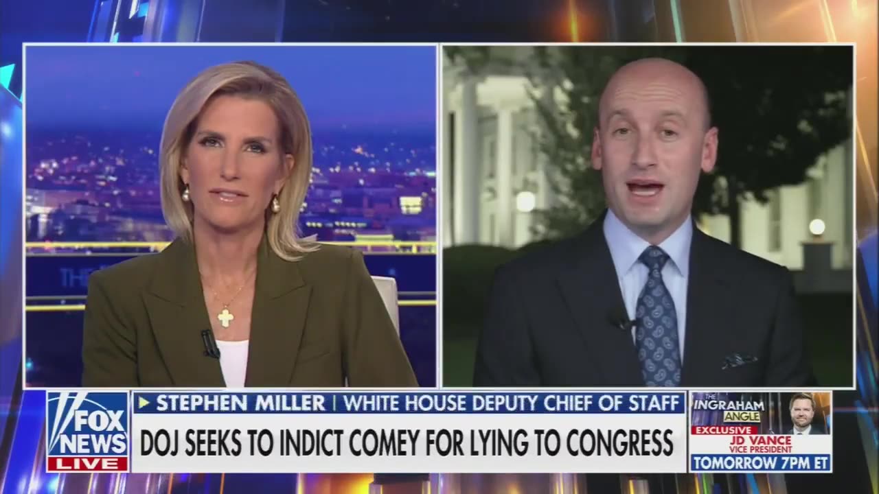 Stephen Miller Says Multiple Charges Could Be Coming For James Comey