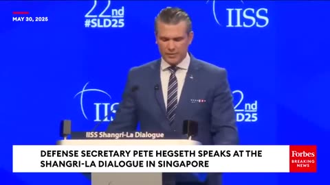 Defense Secretary Pete Hegseth Highlights The Progress Made In The U.S.-Indo-Pacific Alliance