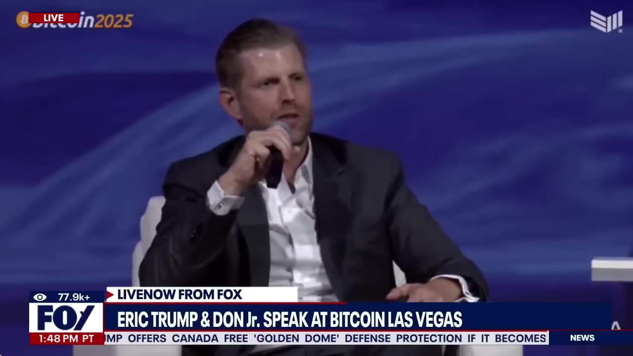 Eric Trump & Don Jr. speak at Bitcoin conference - May 28, 2025